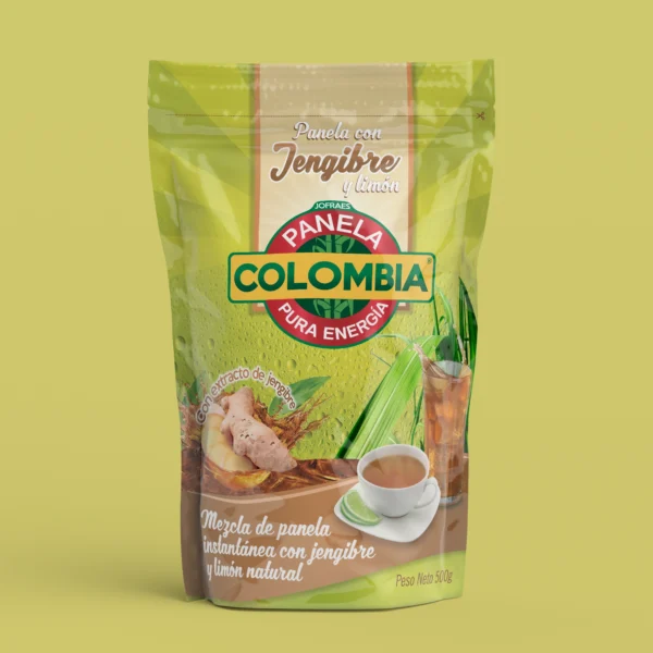 Panela con jengibre y limón